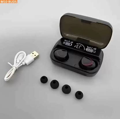 Bydye A343 M10 True Wireless Headset Whit Power Bank 96HRS Back Up Time& Fast Charging Bluetooth