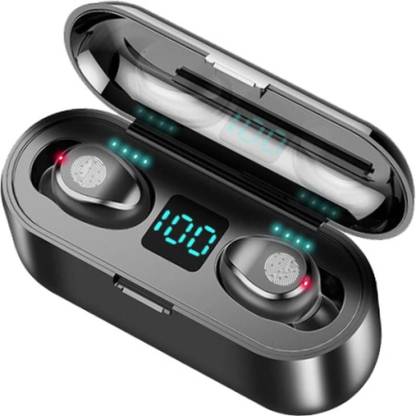 Earboss F9 Earbuds with 2000 mAh Power Bank & ASAP Charge Upto 280 Hrs Playtime Bluetooth & Wired
