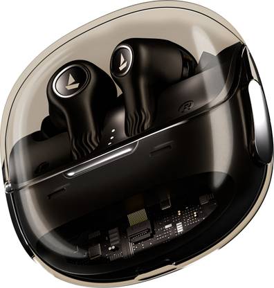 boAt Nirvana Crystl, (2025 Launch), Transparent Case,360 Spatial Audio, 4Mics ENx Bluetooth