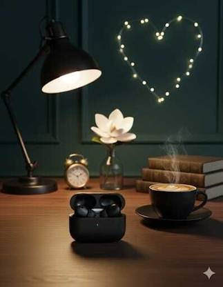 Arhaan Trader TWS AIRPOD black Earbud Bluetooth (Black, True Wireless)as46 Bluetooth