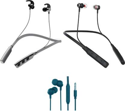 LEVELPLUS Buzz & Bluetooth Music N5 With Ghalib Neckband Combo 45 Hours Playtime Bluetooth