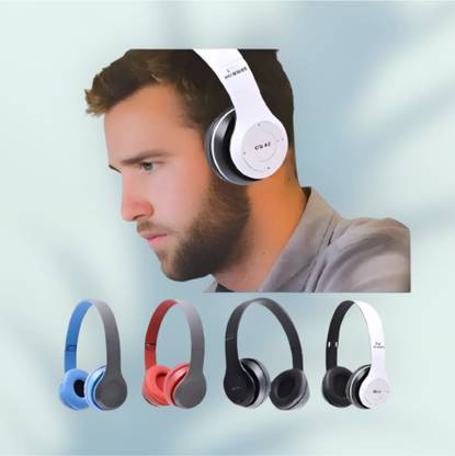 AIZINA Popular Wireless Headset with Microphone for Music, Movies & Gaming._HV Bluetooth & Wired
