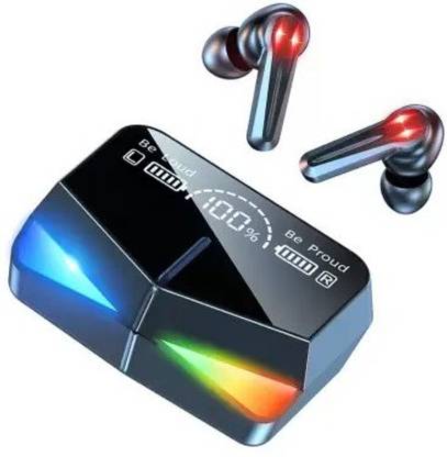 SAIANSH ENTERPRISES Exclusive Edition TWS M28 Gaming Earbuds with RGB Light and Low Latency Wireless Bluetooth