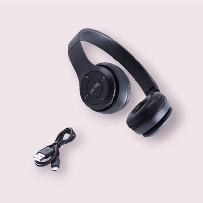 GDS Foldable Bluetooth Gaming Headphones with Deep Bass and Mic_TM Bluetooth & Wired