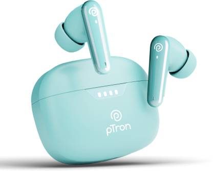 PTron Basspods Tour - AI ENC Calls,45hrs Playback,Pristine Audio, 50ms Low Latency Bluetooth