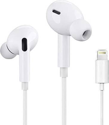 Basics IND X14L Lightning Earphones Compatible for iPad iPhone Headphones 1 Wired