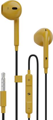 ZEBRONICS Zeb BUDS 30 DC BLACK ADAM edition 3.5mm stereo earphone with inline microphone Wired