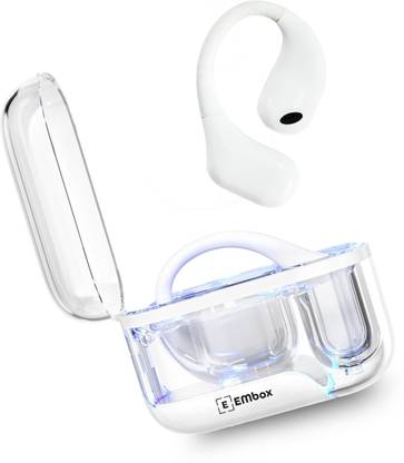 EMBox Wireless Earphones Noise Cancelling | 24Hrs Playtime, 13mm Sports Bluetooth