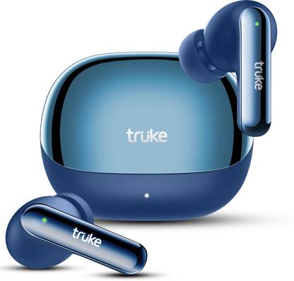 truke Clarity 5 with 6 Mics Adv.ENC, Dual Pairing, 80H Playtime, 3EQ Mode, 13mm Driver Bluetooth