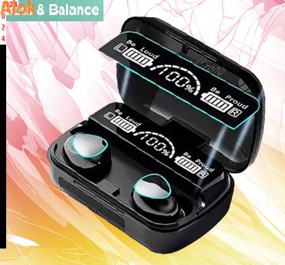 Nilesawar A1542 M10 Heavy quality & ENC technolegy 96hrs Back up time With power bank Bluetooth without Mic