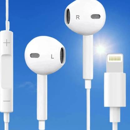 Tigerify Lightning Earphones for iPad, iPhone 14 Pro/13/12 Pro Max/11 Pro/XS/XR/8/7/6 Wired