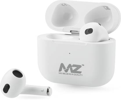 MZ Mpods 3 (Wireless Earbuds) 36H Playtime 250mAh Battery True Wireless Earphones Bluetooth