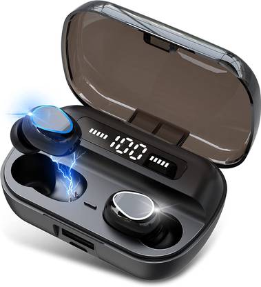 LONGWINGS Tws Mini Wireless Bluetooth Earbuds Headset (Black True Wireless) Bluetooth
