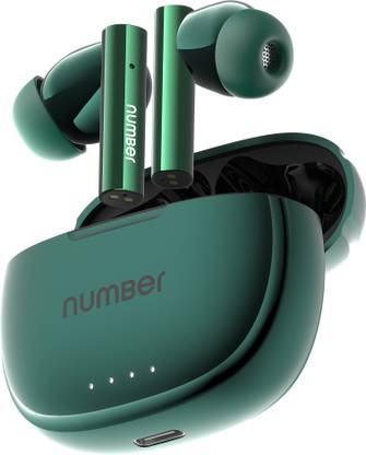 Number Navo Buds X1 w/ 50H Playtime, Dual Pairing, 13mm Speakers, ENC, 45ms Low Latency Bluetooth