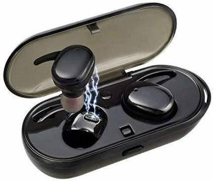 ElectroMania TWS 4 Mini Portable Charging Box Twin Stereo Bluetooth Headset with Mic Bluetooth