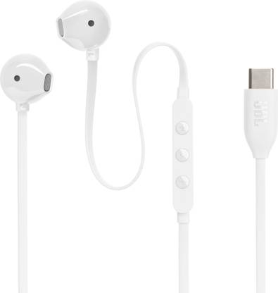 JBL Tune 305C, Hi-Res Audio with DAC , 3-Button EQ , Compatible with USB-C Devices Wired