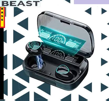 Bashaam E1059 M10 ULTRA 6HRS PLAYBACK HEADSET BLACK (PACK OF 1) Bluetooth without Mic