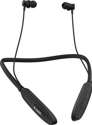 Aroma NB120 Carbon Upto 40Hrs Playtime*, ENC,Fast Charging Dual Pairing Neckband Bluetooth