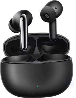 snowbudy Airpords CR-Atom with 52Hrs Payback Music, with ENC & 11.2mm Drivers(BLK-3) Bluetooth Gaming