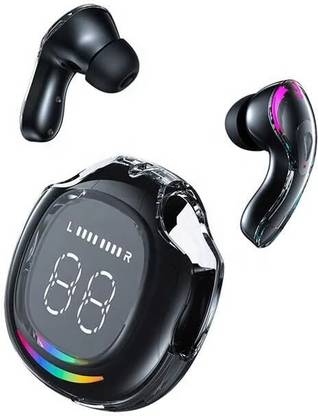BOTIFY Ultrapods Pro Max Transparent black Trending Truely wireless bluetooth BR 54 Bluetooth