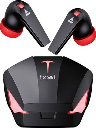 boAt Airdopes 192 with Beast Mode(40ms), 30 Hours Playback & LED Lights Bluetooth Headset  (Black Sabre, True Wireless) at Rs. 1299