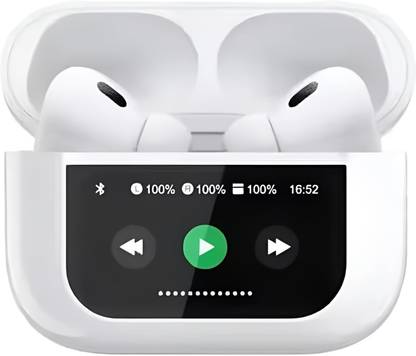 FlipHub Airpods Pro ( 2nd gen ) compatible apple airpods Touch Dispaly with ANC Working Bluetooth Gaming