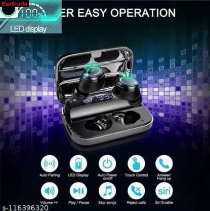 Bashaam HA497 M10_ ULTRA Earbuds Upto 48 HoursBluetooth 5.166 Earbuds (PACK OF 1) Bluetooth