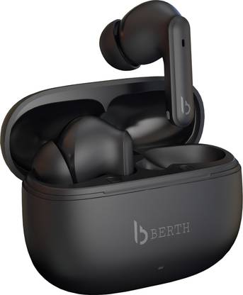 BERTH Earbuds Gravity With ANC 30db, 60H Playtime,Low Latency, 10mm Drivers, ENC Bluetooth
