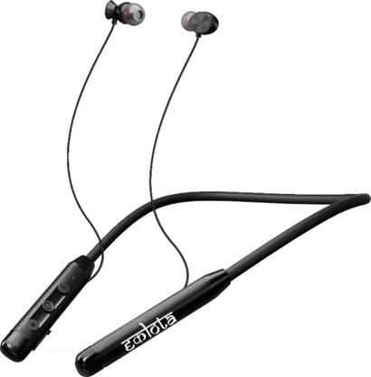Eklota BT Music Vibe Wireless Headphone with Mic Neckband ENC, 40 Hours Backup Bluetooth
