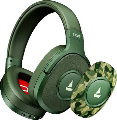 boAt Rockerz Plus 550, Customizable Earcups,100H Battery,Stream Ad Free Music via App Bluetooth