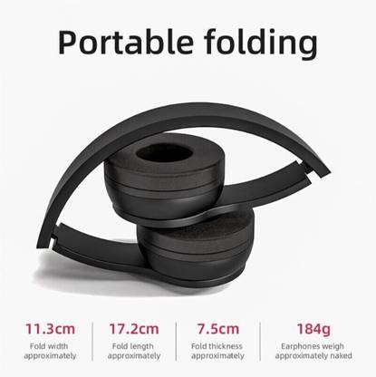 YAROH HEA86-DPON39-P47 Wireless Bluetooth Headphone With Mic Bluetooth Headset Bluetooth
