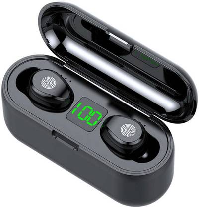 SMART SPHERE F9 TWS Earbuds BT 5.1 9D Stereo|3D Touch Tru Wireless Earphones IPX7 Waterproof Bluetooth