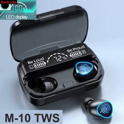 Jocoto HA284 M10_ PRO Earbuds Upto 48 HoursBluetooth 5.95Wireless Earbuds (PACK OF 1) Bluetooth