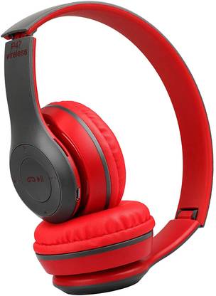Techpunch BEST MATERIAL QUALITY IN BUILD RADIO & MIC WIRELESS HEADPHONE WITH DEEP BASS. Bluetooth & Wired
