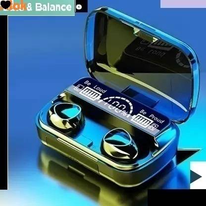 Nilesawar A1867 M10 (Wireless Earbuds)1200mAh Battery True Wireless Earphones Bluetooth Bluetooth without Mic