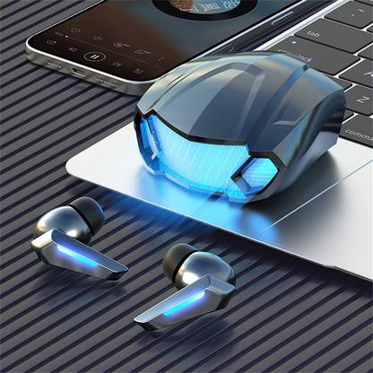fiado M5 EarPods Bluetooth 5.2 High Bass Low Latency noise reduction waterproof Bluetooth Gaming