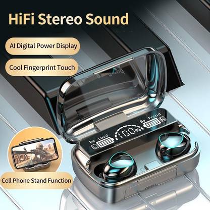 GLARIXA TWS Bluetooth 5.1 Earbuds with Charging box Wireless M10 Earbuds Stereo Sports Bluetooth