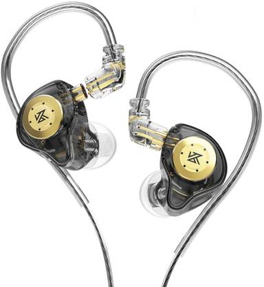 KZ Wired In-Ear Monitor Earphone Dual Magnetic Driver,5N OFC Cable (No Mic) Wired without Mic