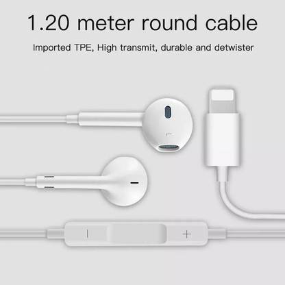 Wifton Lightning Wired Woofer Earphone with Mic Wired