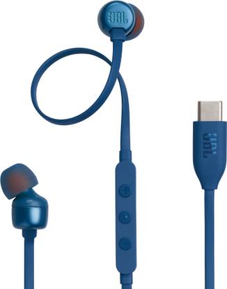 JBL Tune 310C, Hi-Res Audio with DAC , 3-Button EQ , Compatible with USB-C Devices Wired