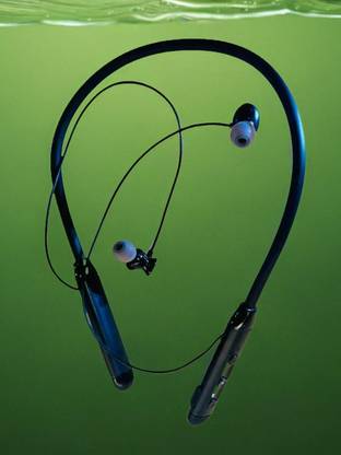 Nilesawar S448 Neckband, Dedicated Switch, 40H Battery, Dual Pairing, Fast Charge Bluetooth