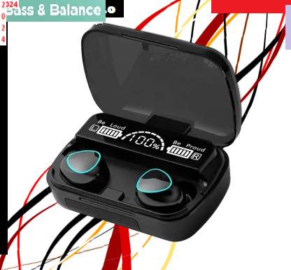 3BAAN A1319 M10 Heavy quality & ENC technolegy 96hrs Back up time With power bank-31 Bluetooth Gaming