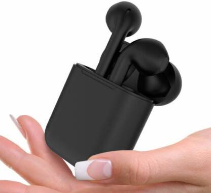 FUTURESTARRKK R10 Black In pods i12 Earphone Stereo v5.0 with Touch Sensor Bluetooth Bluetooth