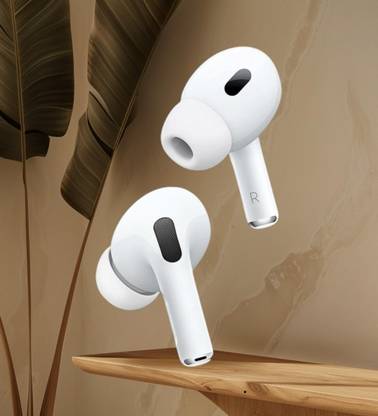 Morxt AirPods Pro_2nd_generation (USB_C) Bluetooth (White, True Wireless) Bluetooth