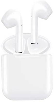POORTI COLLECTION Bluetooth Earphones I12 TWS with Built Mic Wired Headset (True Wireless) Bluetooth