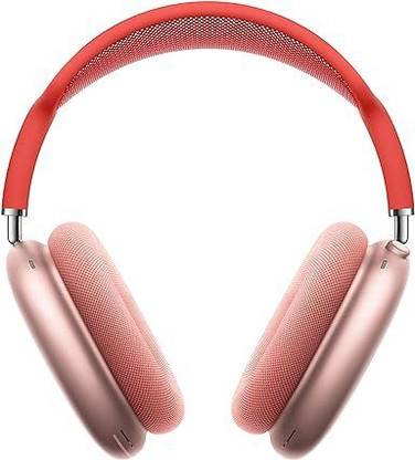 SCUBEL pod Max bluetooth headphone(red) fibre plastic High bass with crown working Bluetooth