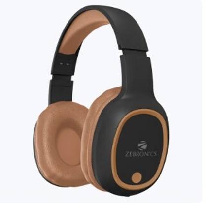 ZEB Thunder Bluetooth Headphone(BROWN) Bluetooth without Mic
