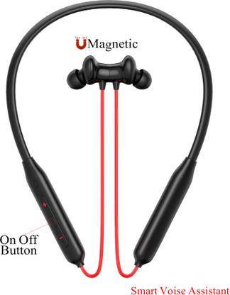 OTAGO Wireless Bluetooth Neckband with Deep Bass, 48-Hour Battery, Anc Headphones Bluetooth Gaming
