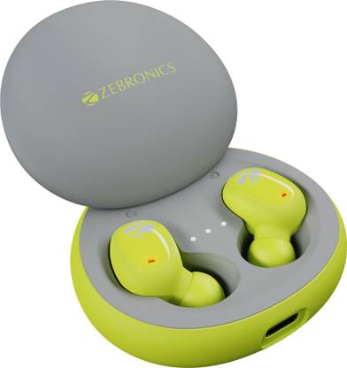 ZEBRONICS ZEB-SOUND BOMB N1 TWS earbuds, ENC, Voice assistant, Splash Proof Bluetooth
