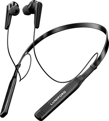 LUMIFORD XploriaHD XP15 Wireless Neckband Earphone,High-Bass,IPX4,16H Playtime,TypeC,v5.3 Bluetooth Gaming